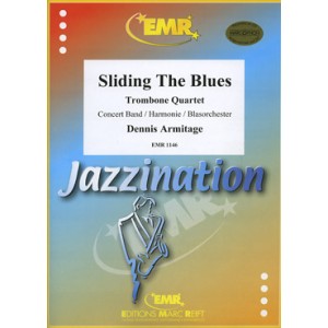Sliding the Blues(4 Trombones-Banda)Armitage