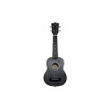 UKELELE SOPRANO NEGRO SATINADO BONES